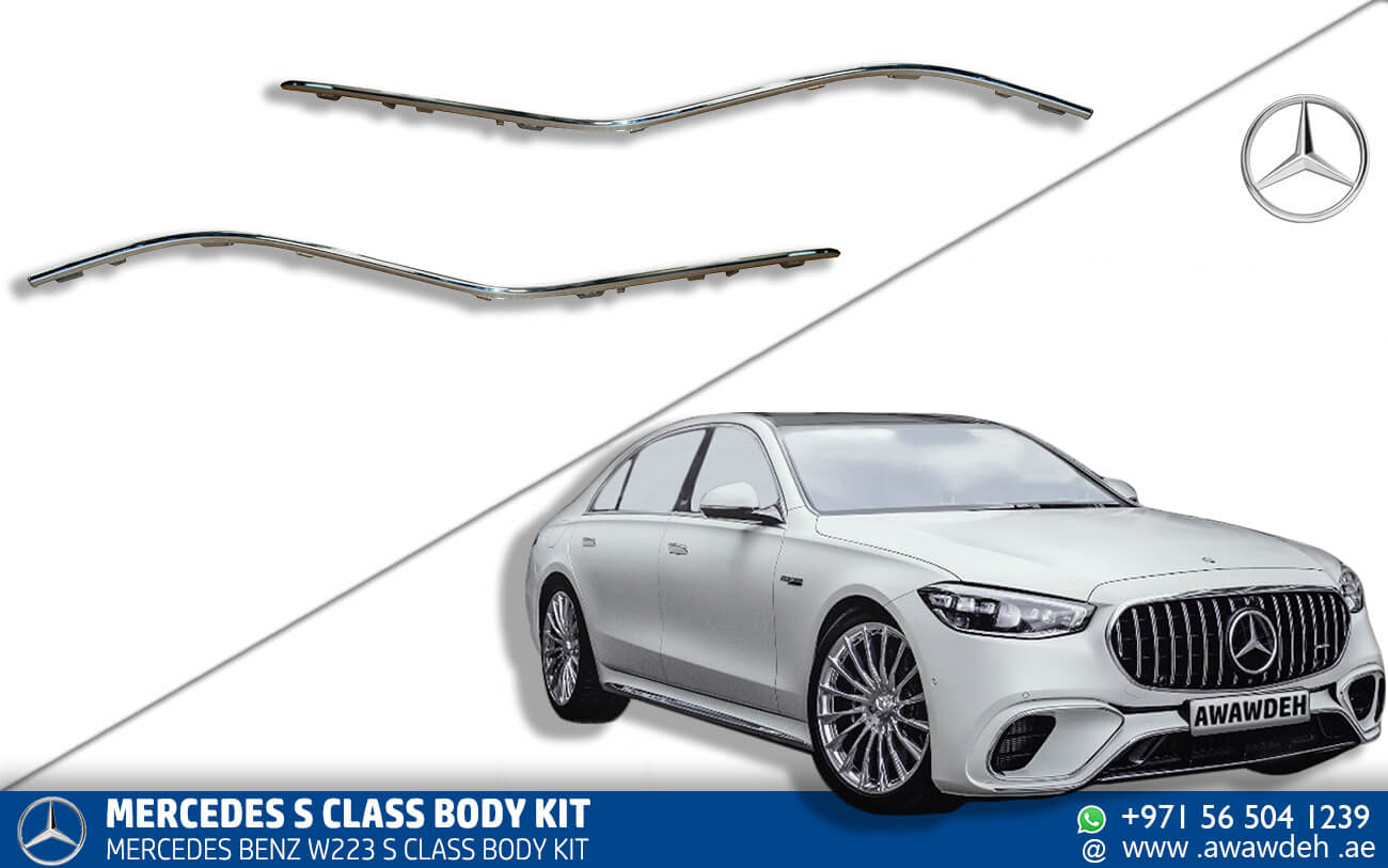 W223 chrome front side